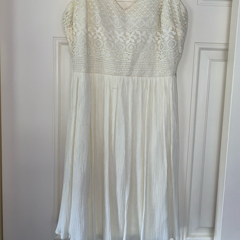Cream dress